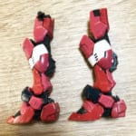 Les jambes du RG Justice Gundam vendu chez Rise of Gunpla