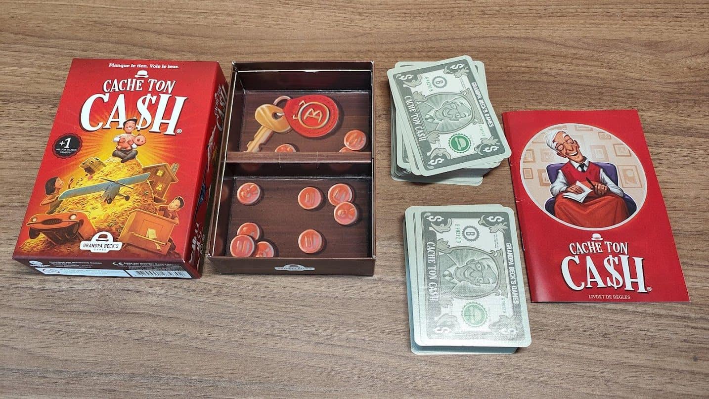 Cache ton cash : test du jeu de cartes