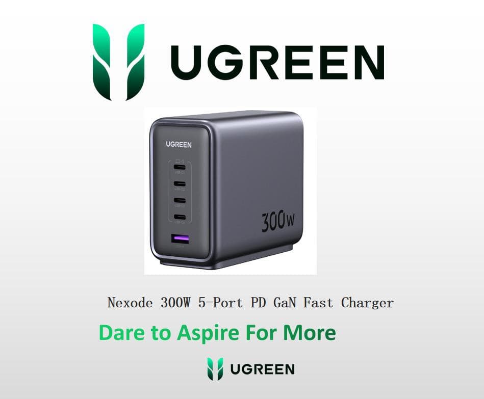 Ugreen : un chargeur 300W à 5 ports et une remise de 70 €