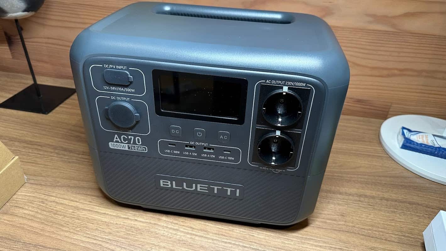 🔋 Test BLUETTI AC70 : Une Station Électrique Portable Puissante