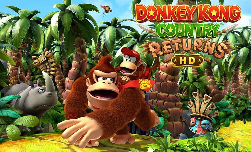 Le visuel officiel de Donkey Kong Country Returns HD