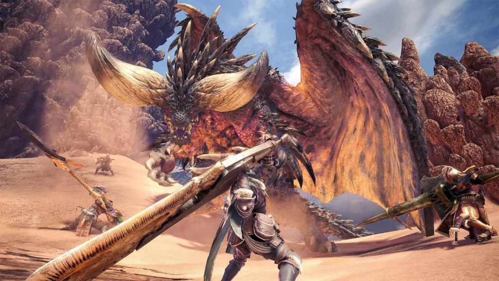 Une image du gameplay de Monster Hunter Wild