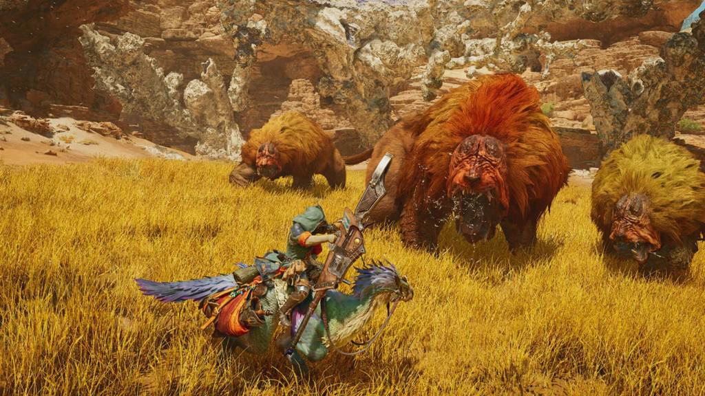 Une image du gameplay de Monster Hunter Wild